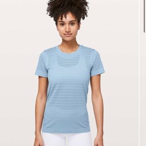 Lululemon Breeze By Short Sleeve *Squad light blue